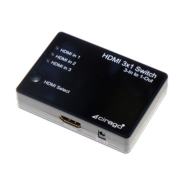 HDMI Switch to 1-Out) | HDMSWITCH3X1 Cirago